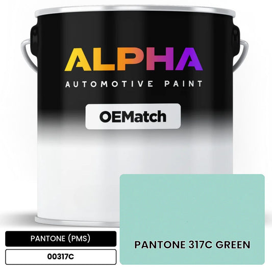 PANTONE (PMS) PANTONE 317C GREEN 00317C OEMatch Basecoat