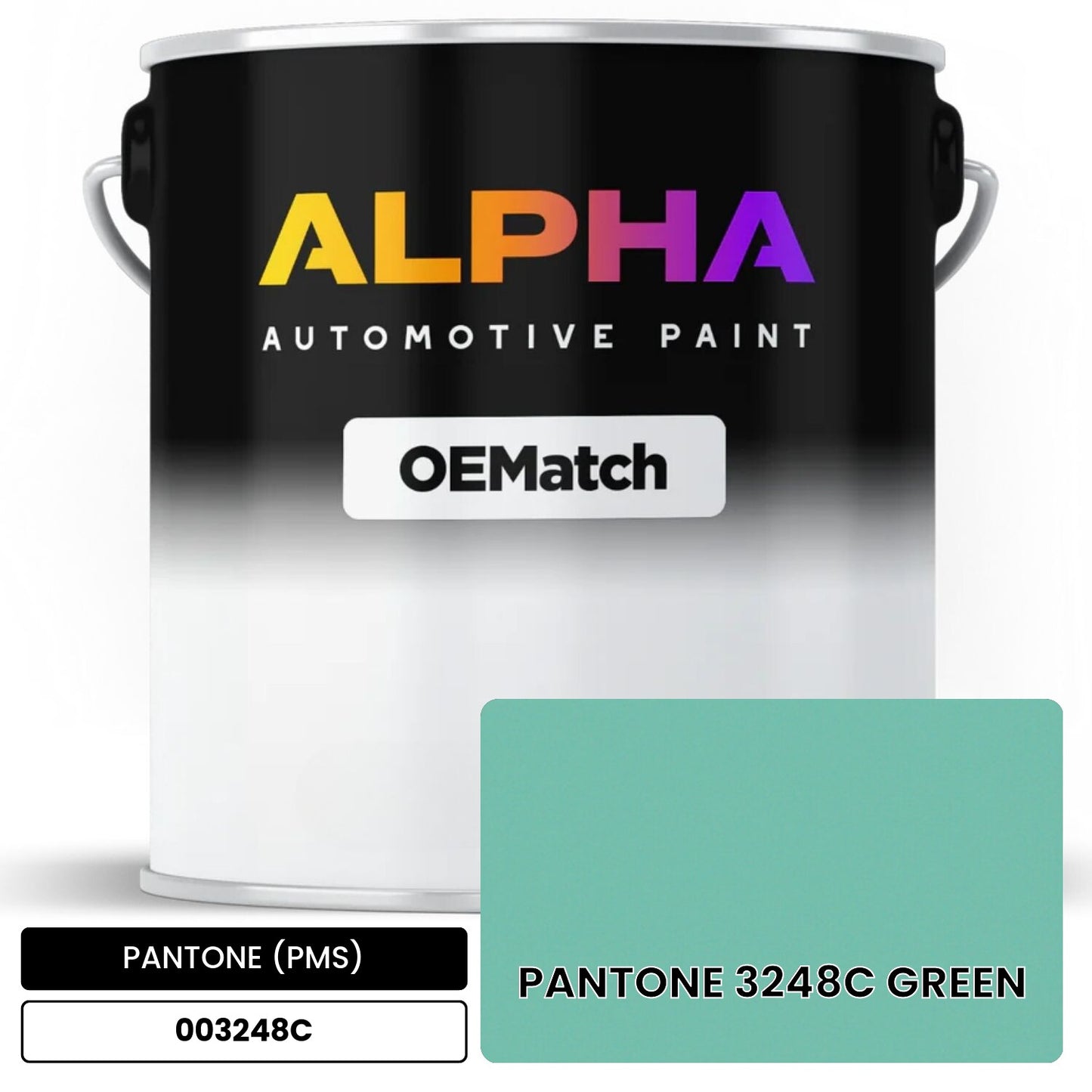 PANTONE (PMS) PANTONE 3248C GREEN 003248C OEMatch Basecoat