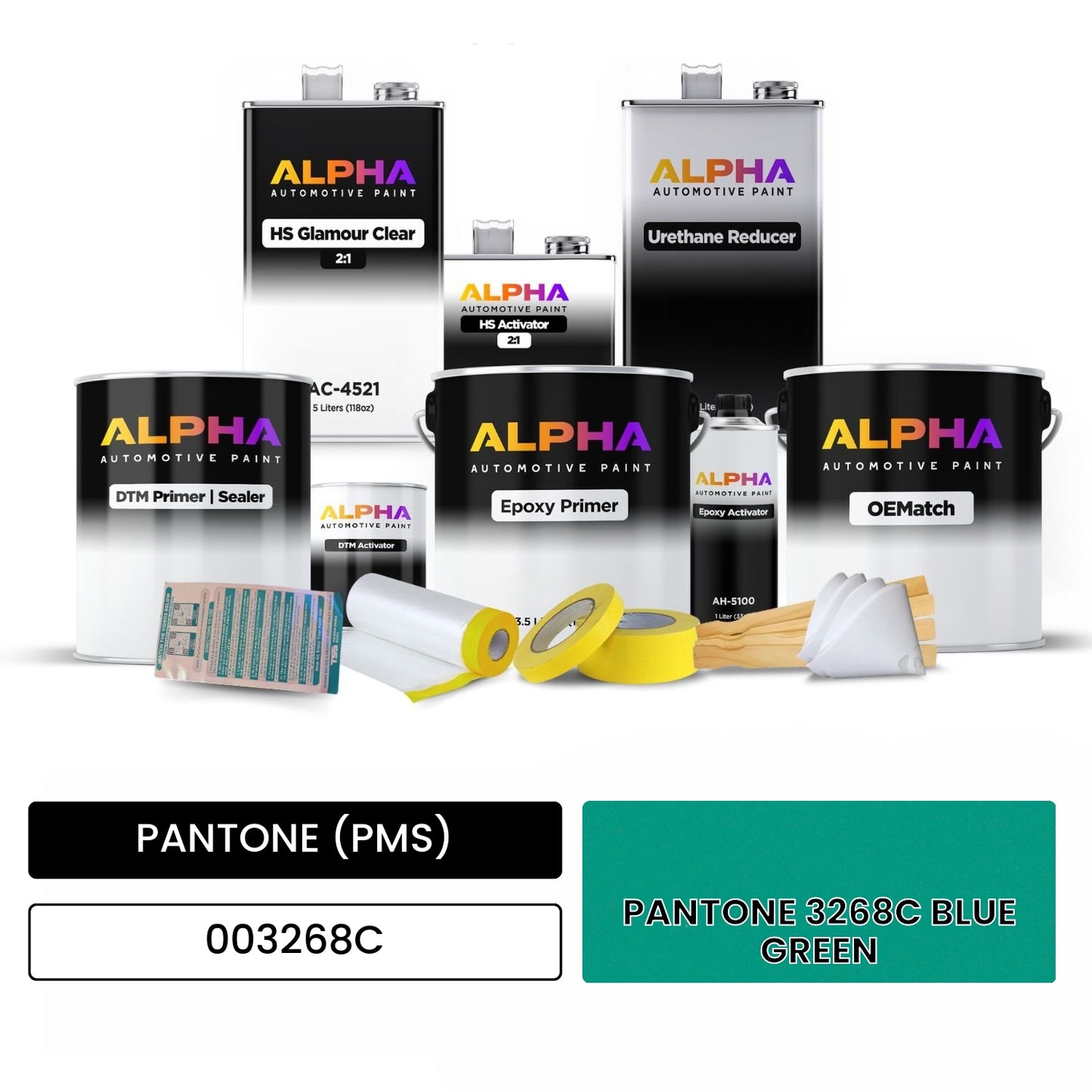 PANTONE (PMS)  003268C OEMatch Car Kit