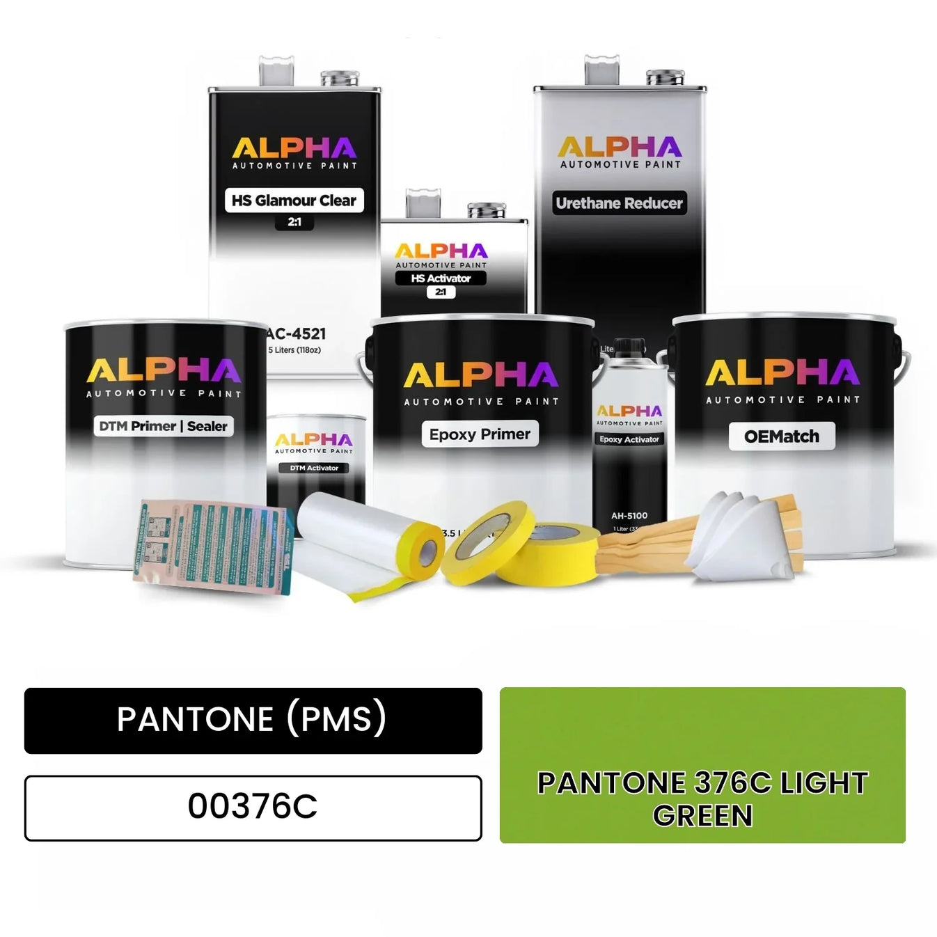 PANTONE (PMS) PANTONE 376C LIGHT GREEN 00376C | OEMatch Automotive Veh ...