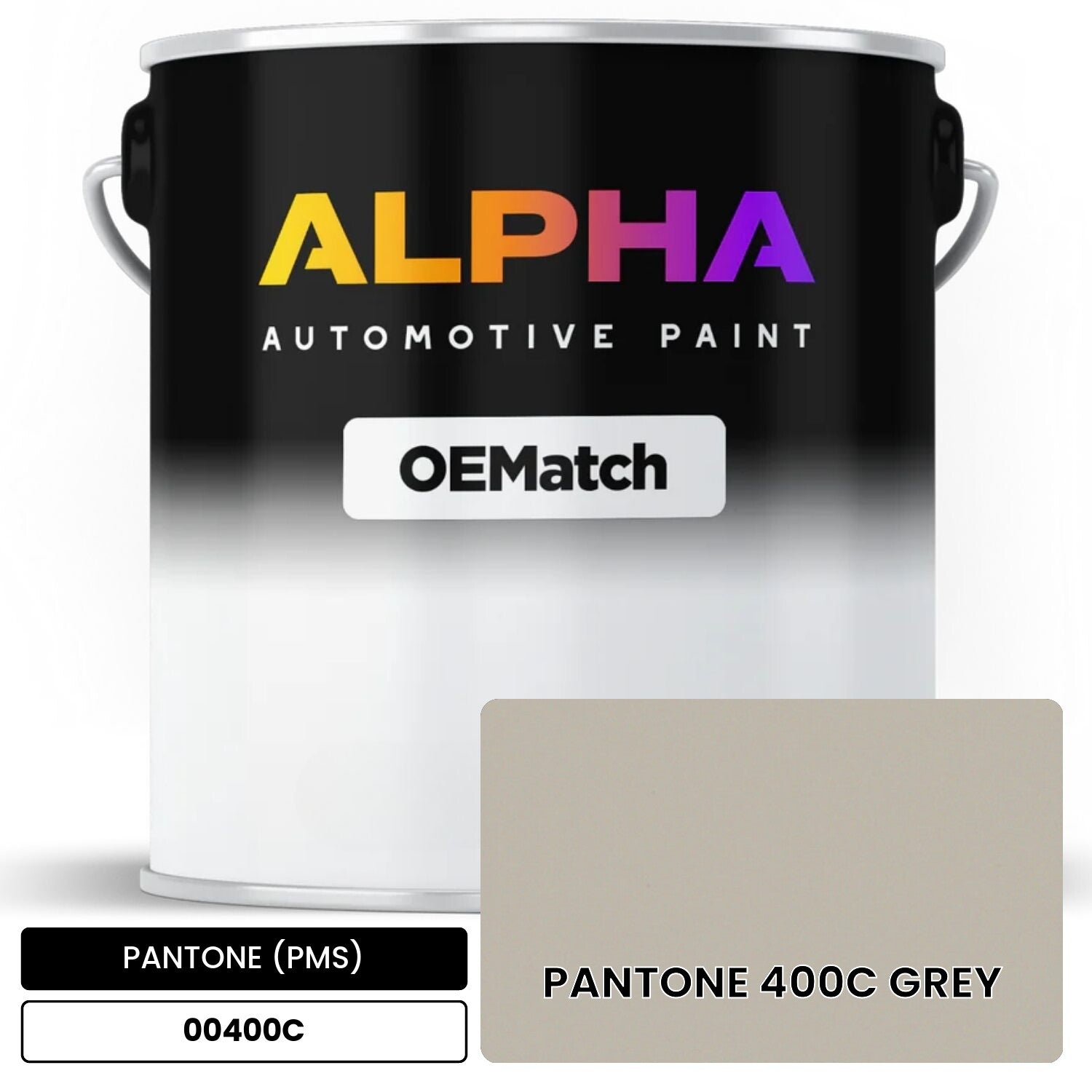 PANTONE (PMS) PANTONE 400C GREY 00400C OEMatch Basecoat