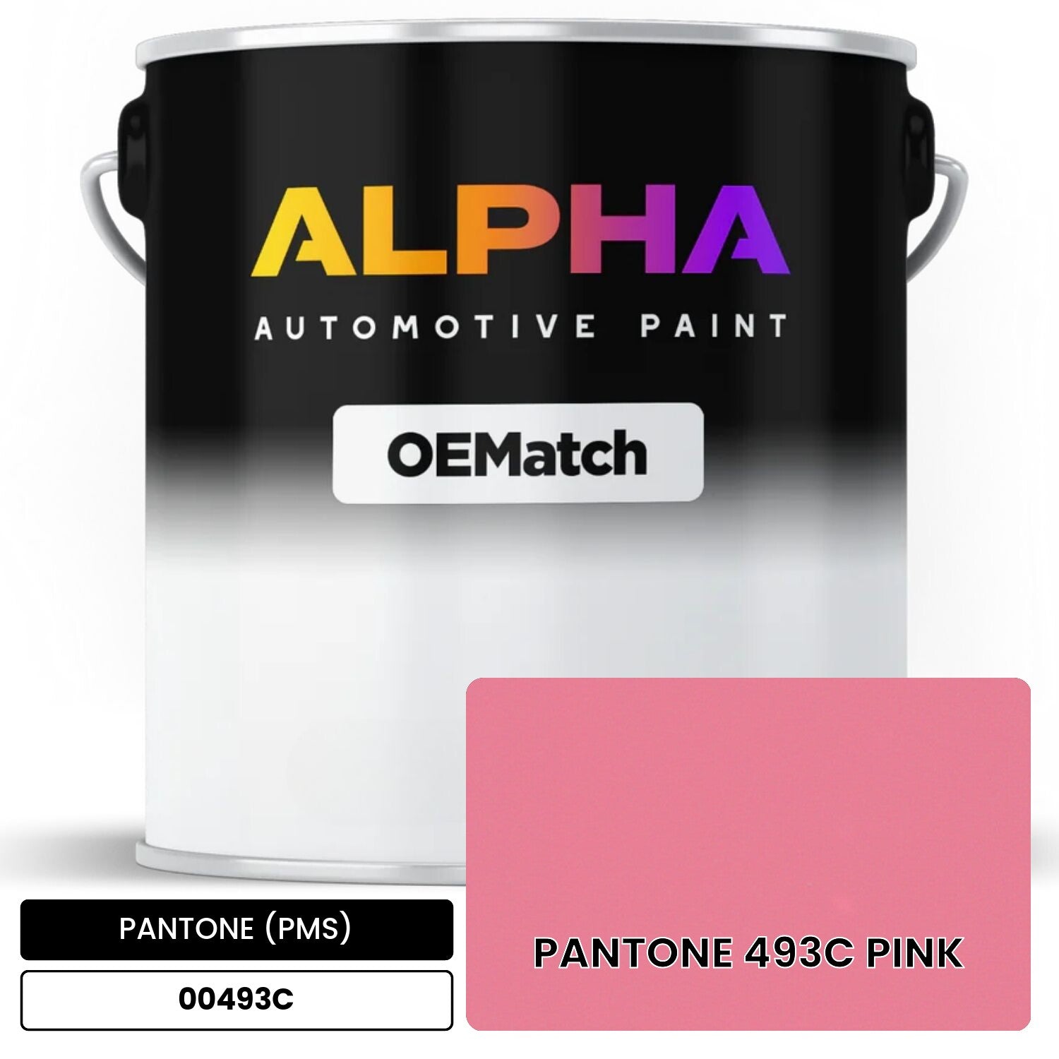 PANTONE (PMS) PANTONE 493C PINK 00493C OEMatch Basecoat
