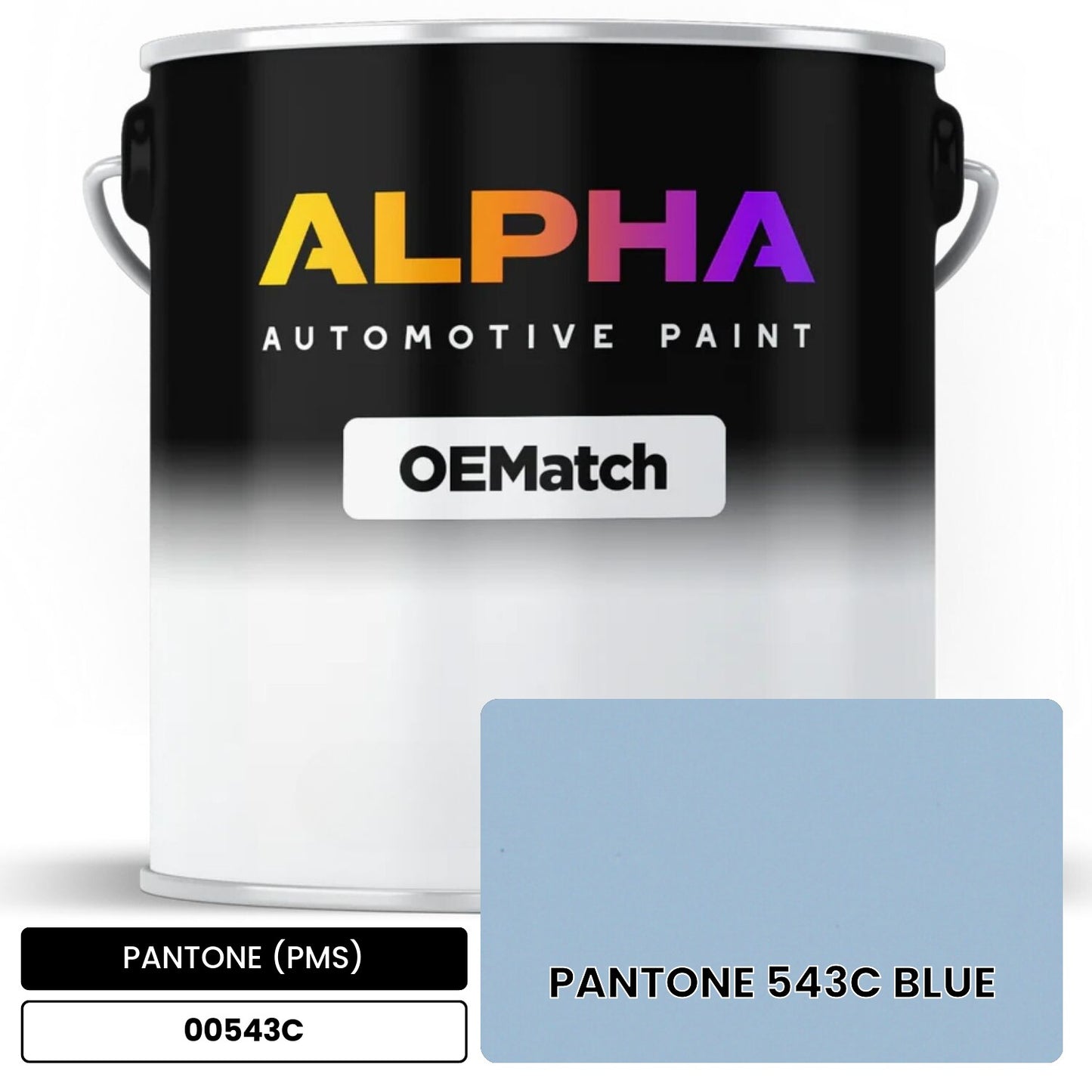 PANTONE (PMS) PANTONE 543C BLUE 00543C OEMatch Basecoat
