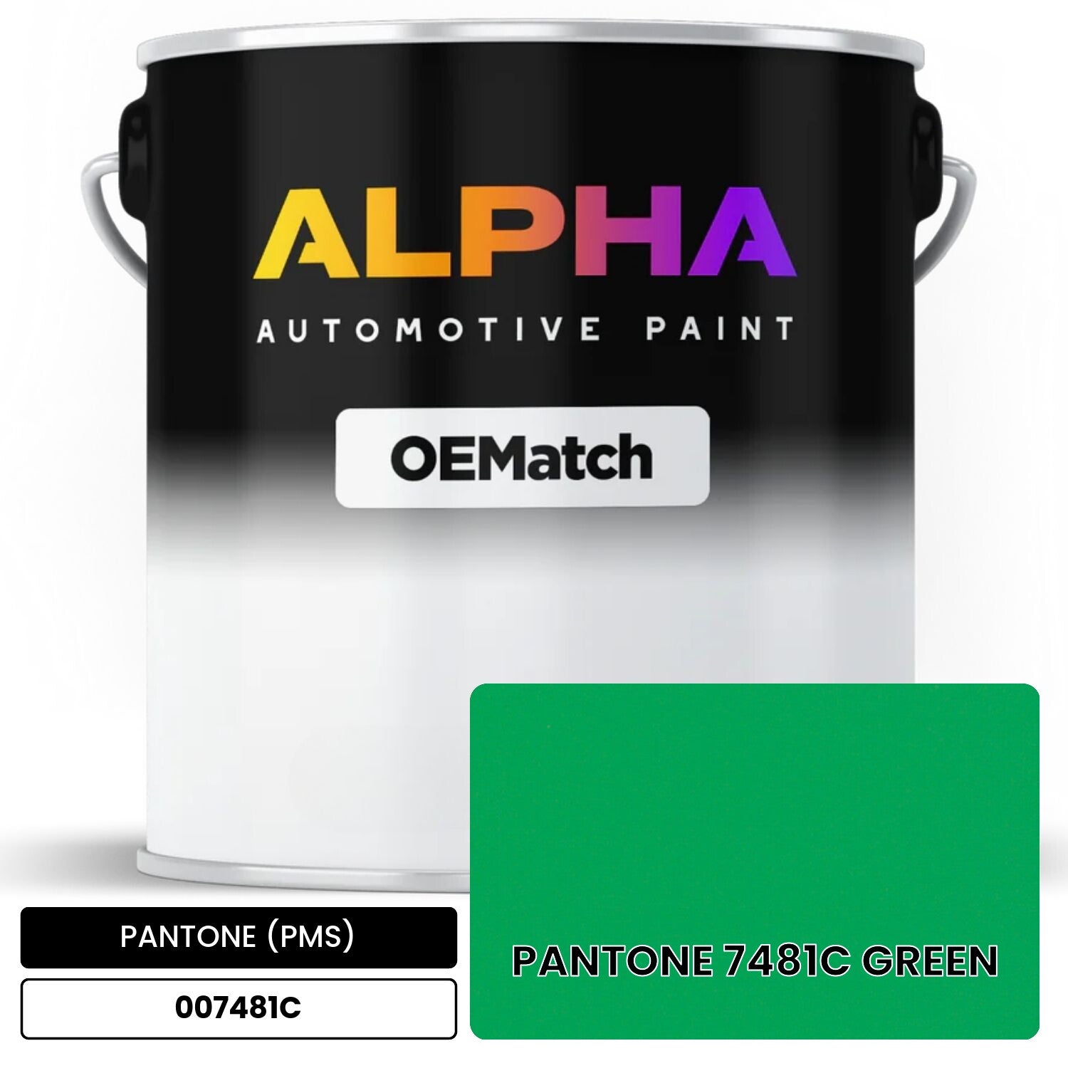 PANTONE (PMS) PANTONE 7481C GREEN 007481C OEMatch Basecoat