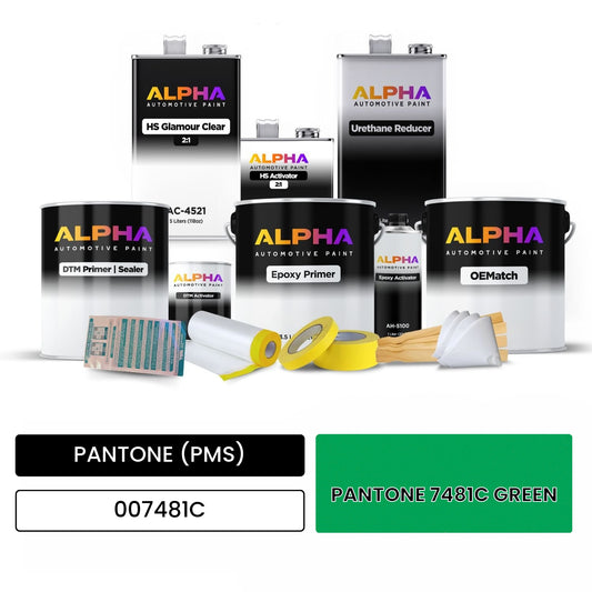 PANTONE (PMS) PANTONE 7481C GREEN 007481C OEMatch Vehicle Paint Kit