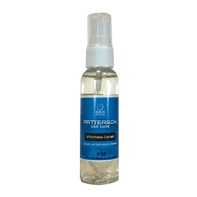 Patterson Car Care Effortless Carpet - Upholstery & Carpet Cleaner 2oz Sample - The Spray Source - Patterson Car Care