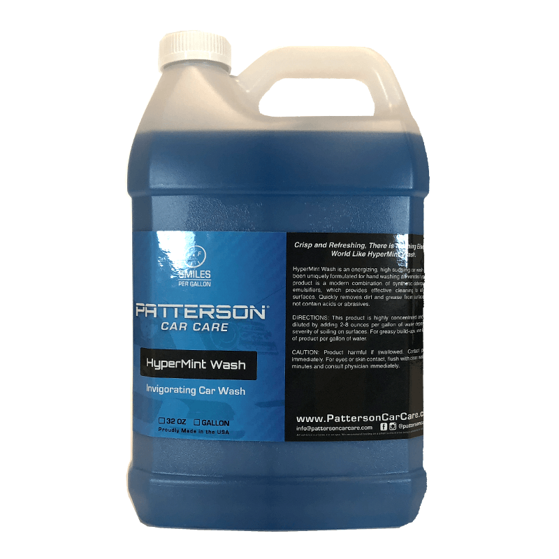 Patterson Car Care HyperMint Wash - Car Wash Soap 1 Gallon - The Spray Source - Patterson Car Care