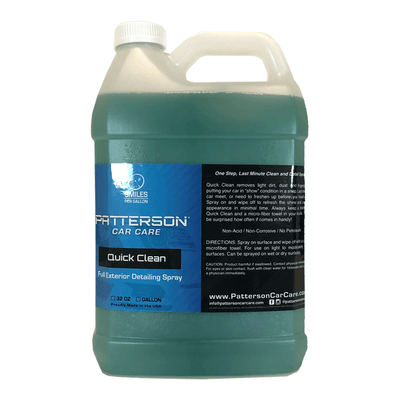 Patterson Car Care Quick Clean - Quick Detail Spray 1 Gallon - The Spray Source - Patterson Car Care