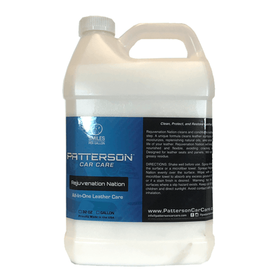 Patterson Car Care Rejuvenation Nation - Leather Cleaner & Conditioner 1 Gallon - The Spray Source - Patterson Car Care