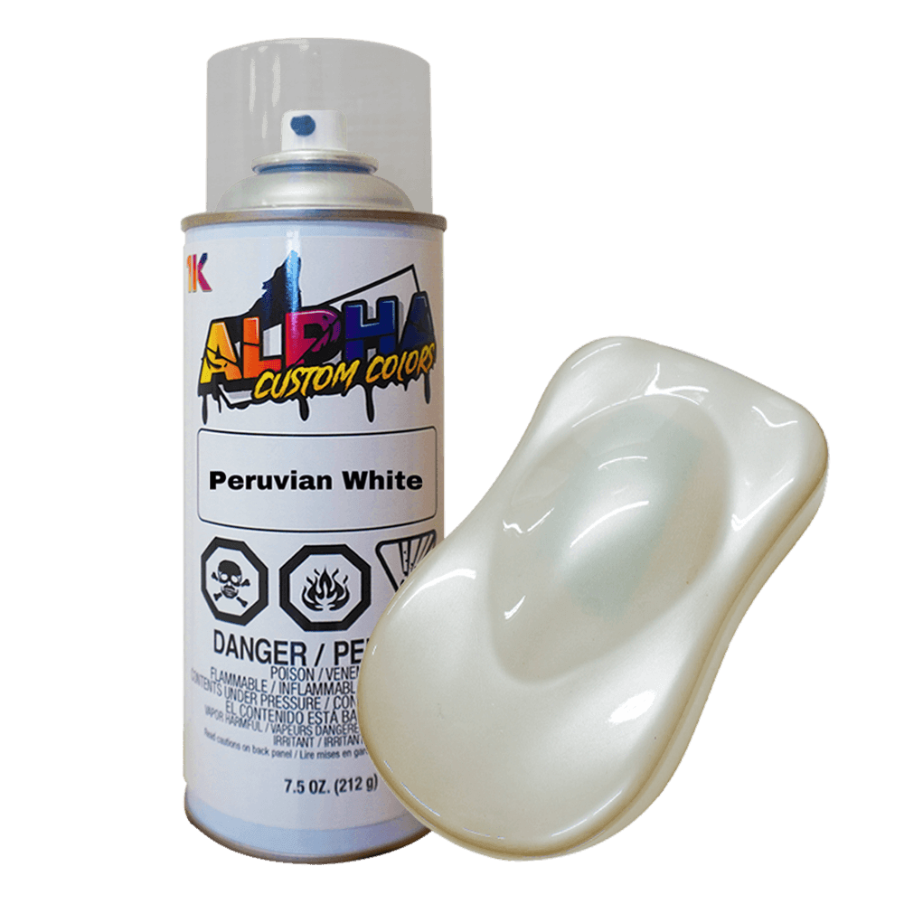 Peruvian White Bike Paint Kit - The Spray Source - Alpha Pigments