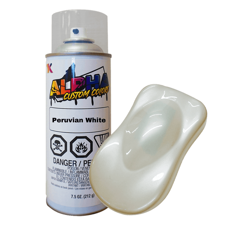 Peruvian White Bike Paint Kit - The Spray Source - Alpha Pigments