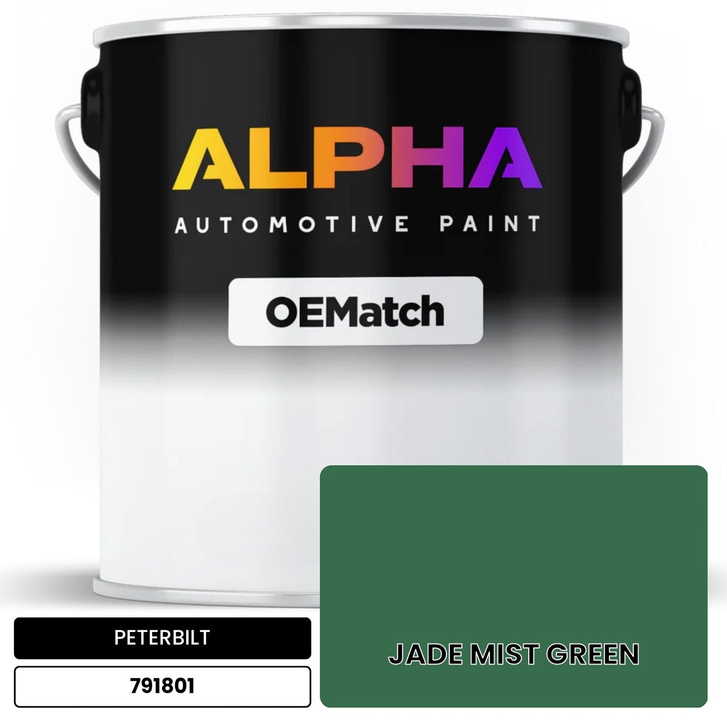 PETERBILT JADE MIST GREEN 791801 OEMatch Basecoat