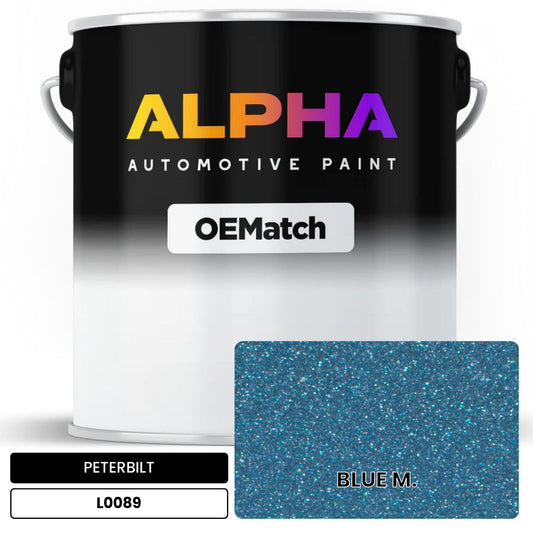PETERBILT BLUE M. L0089 OEMatch Basecoat