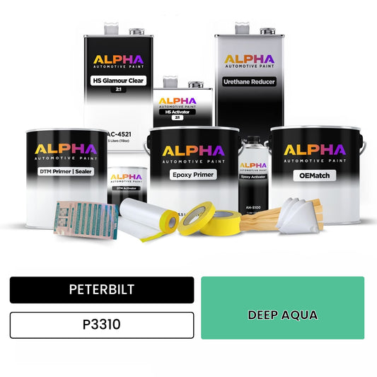 PETERBILT DEEP AQUA P3310 OEMatch Vehicle Paint Kit