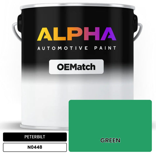 PETERBILT GREEN N0448 OEMatch Basecoat