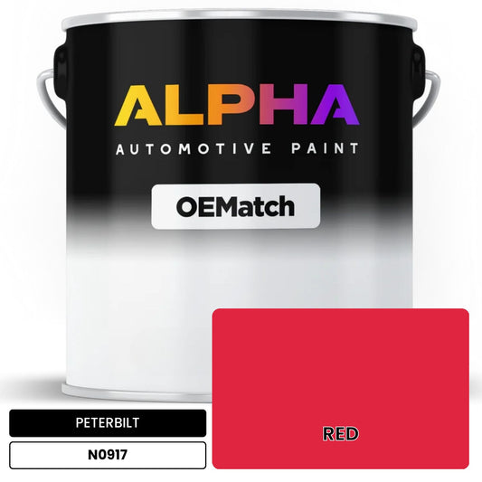 PETERBILT RED N0917 OEMatch Basecoat