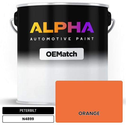 PETERBILT ORANGE N4899 OEMatch Basecoat