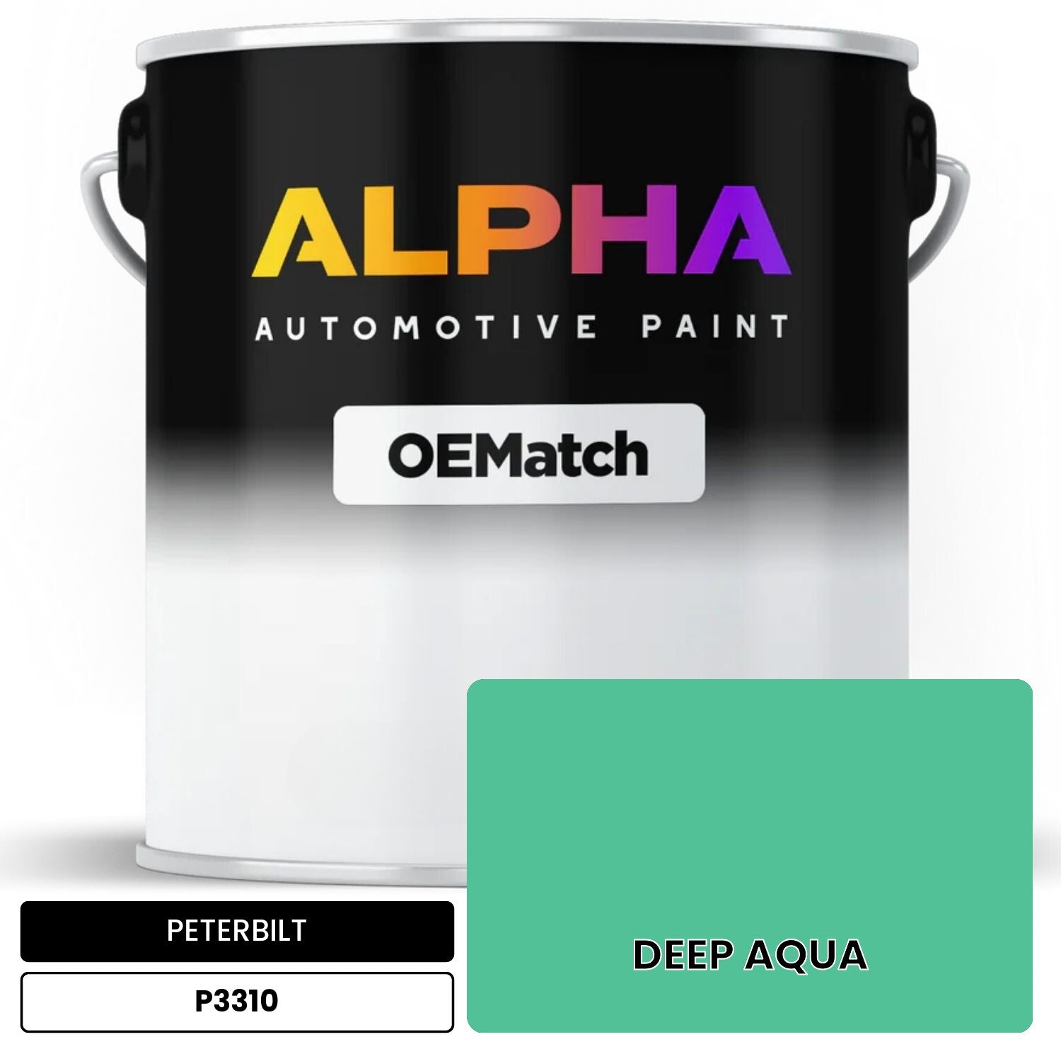PETERBILT DEEP AQUA P3310 OEMatch Basecoat
