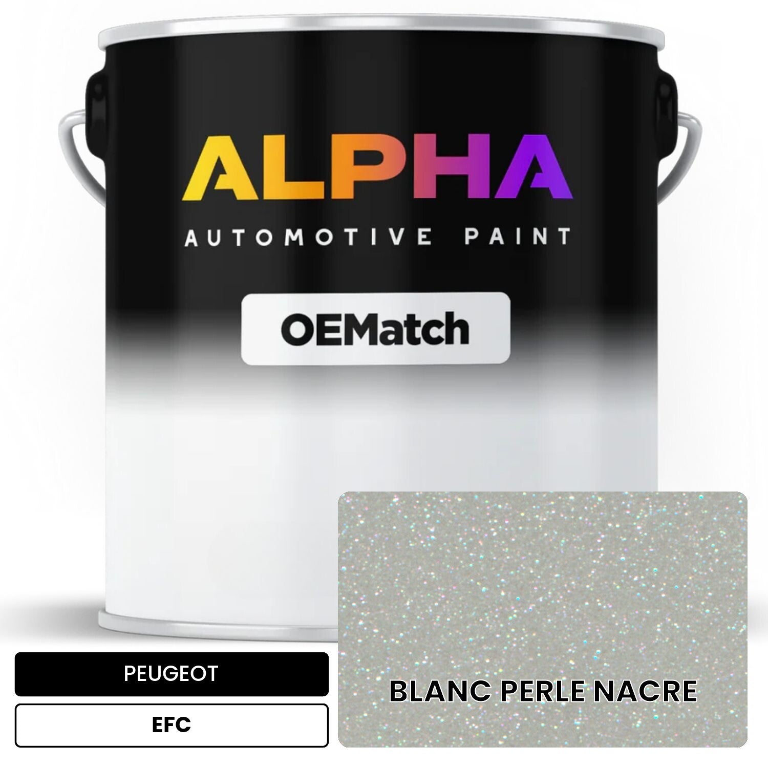 PEUGEOT BLANC PERLE NACRE EFC OEMatch Basecoat