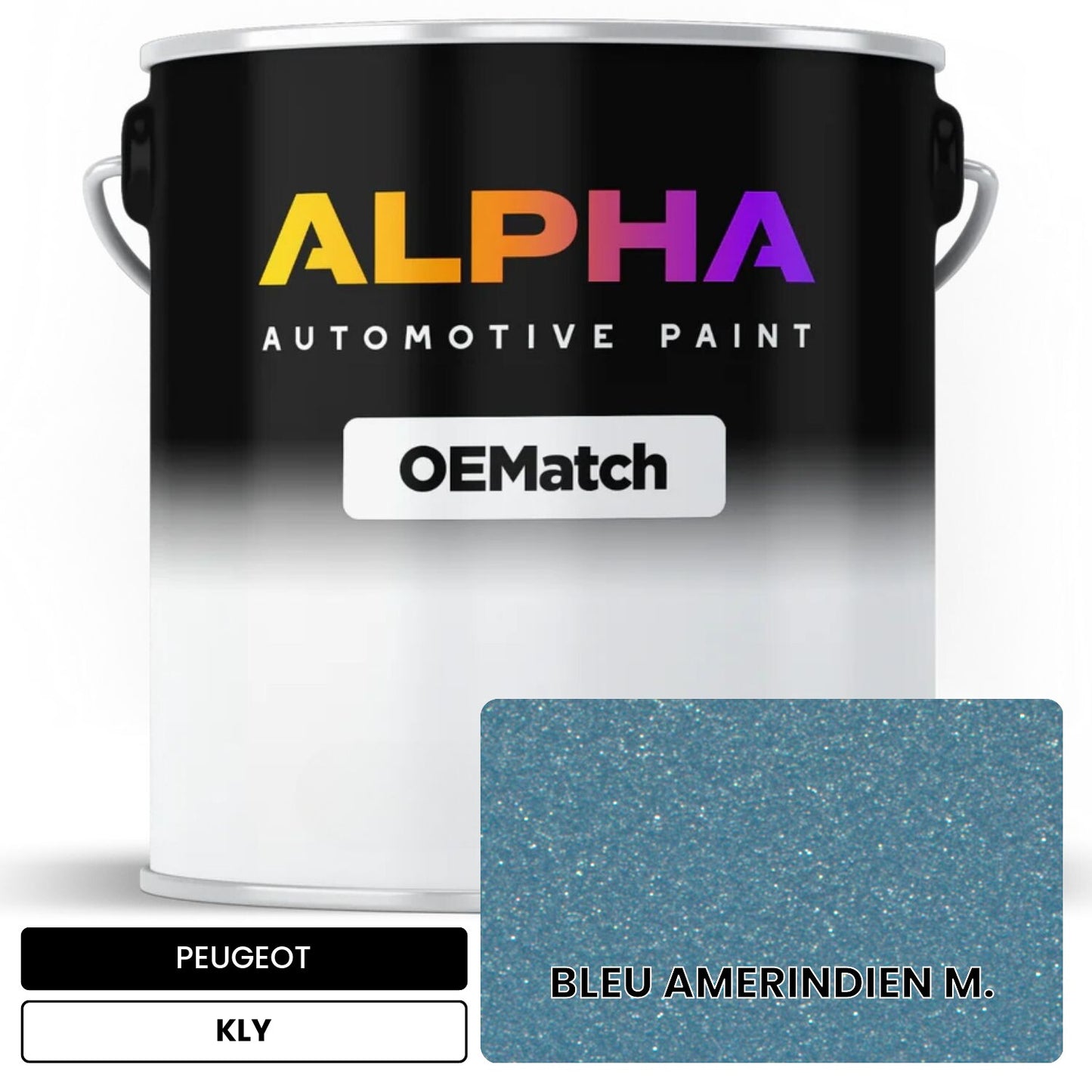 PEUGEOT BLEU AMERINDIEN M. KLY OEMatch Basecoat