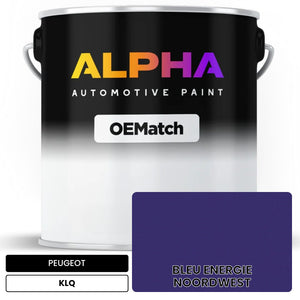 PEUGEOT BLEU ENERGIE NOORDWEST KLQ | OEMatch Automotive Basecoat