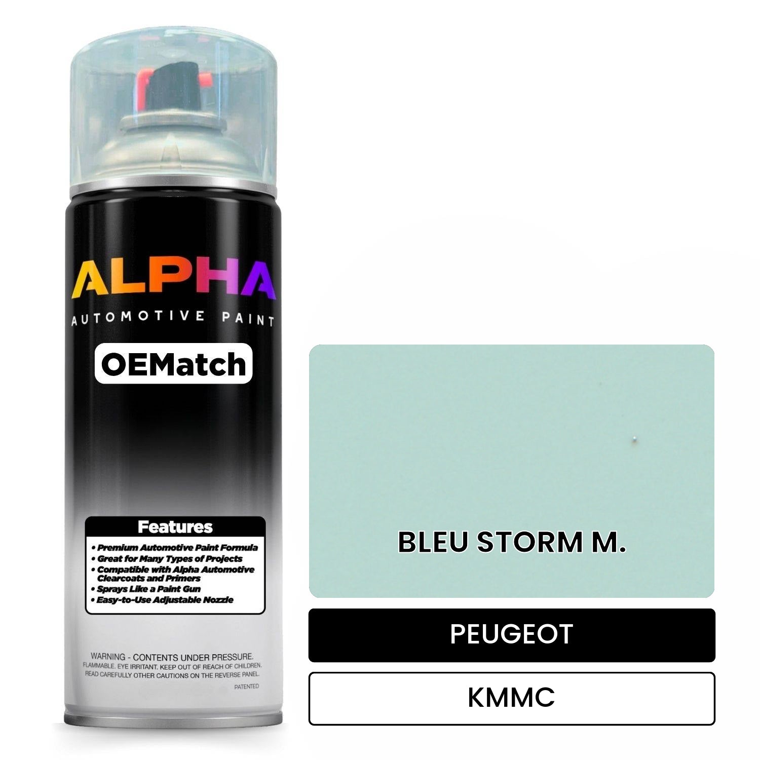 PEUGEOT BLEU STORM M. KMMC OEMatch Spraycan