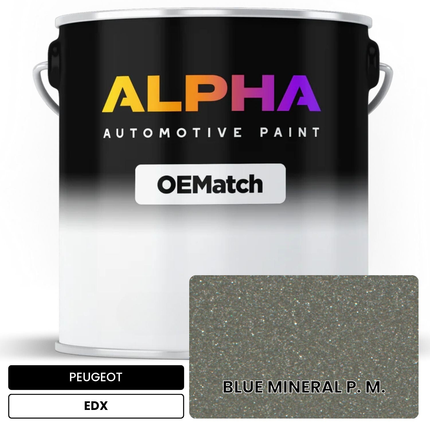 PEUGEOT BLUE MINERAL P. M. EDX OEMatch Basecoat