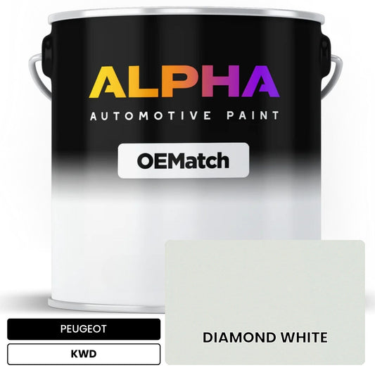 PEUGEOT DIAMOND WHITE KWD OEMatch Basecoat
