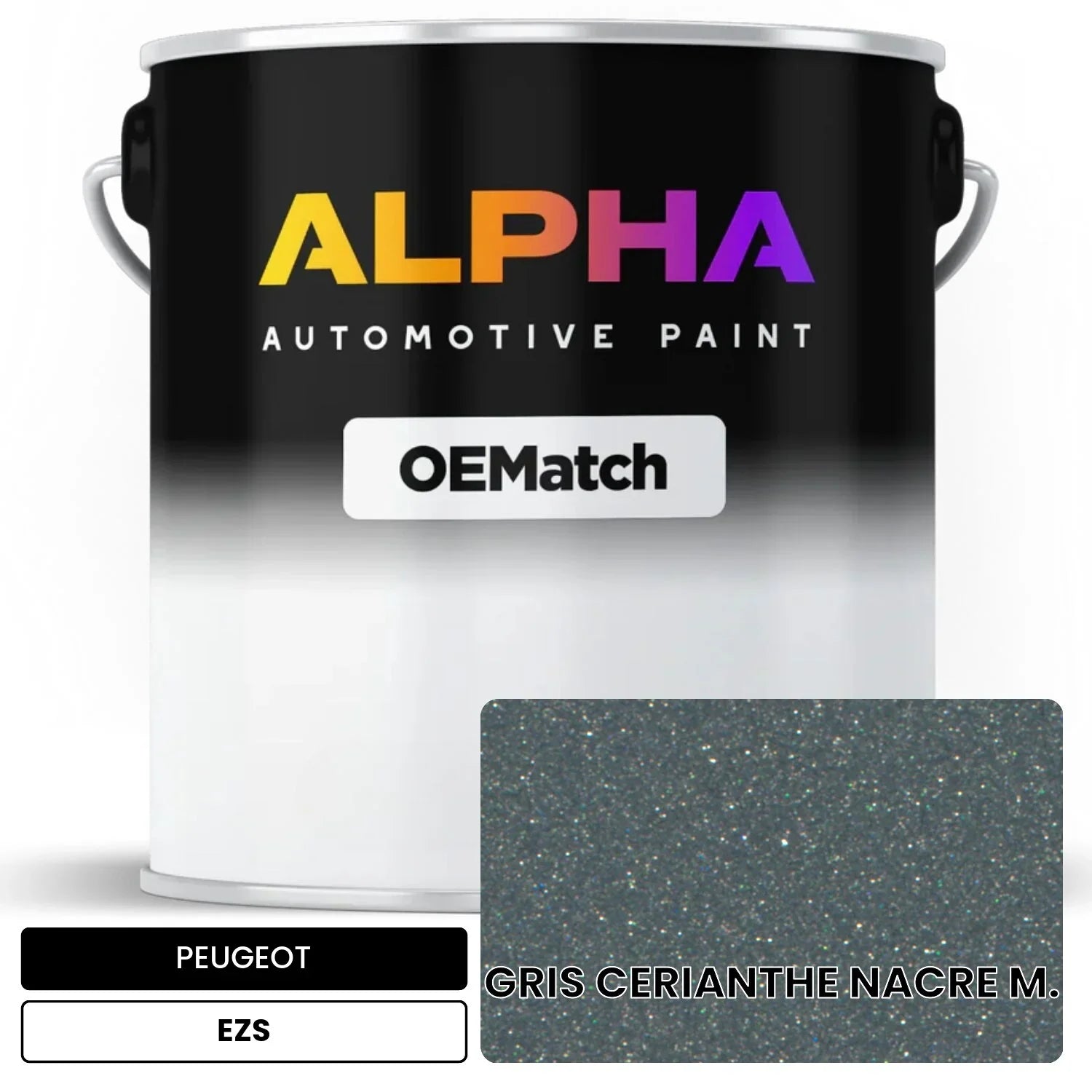 PEUGEOT GRIS CERIANTHE NACRE M. EZS OEMatch Basecoat