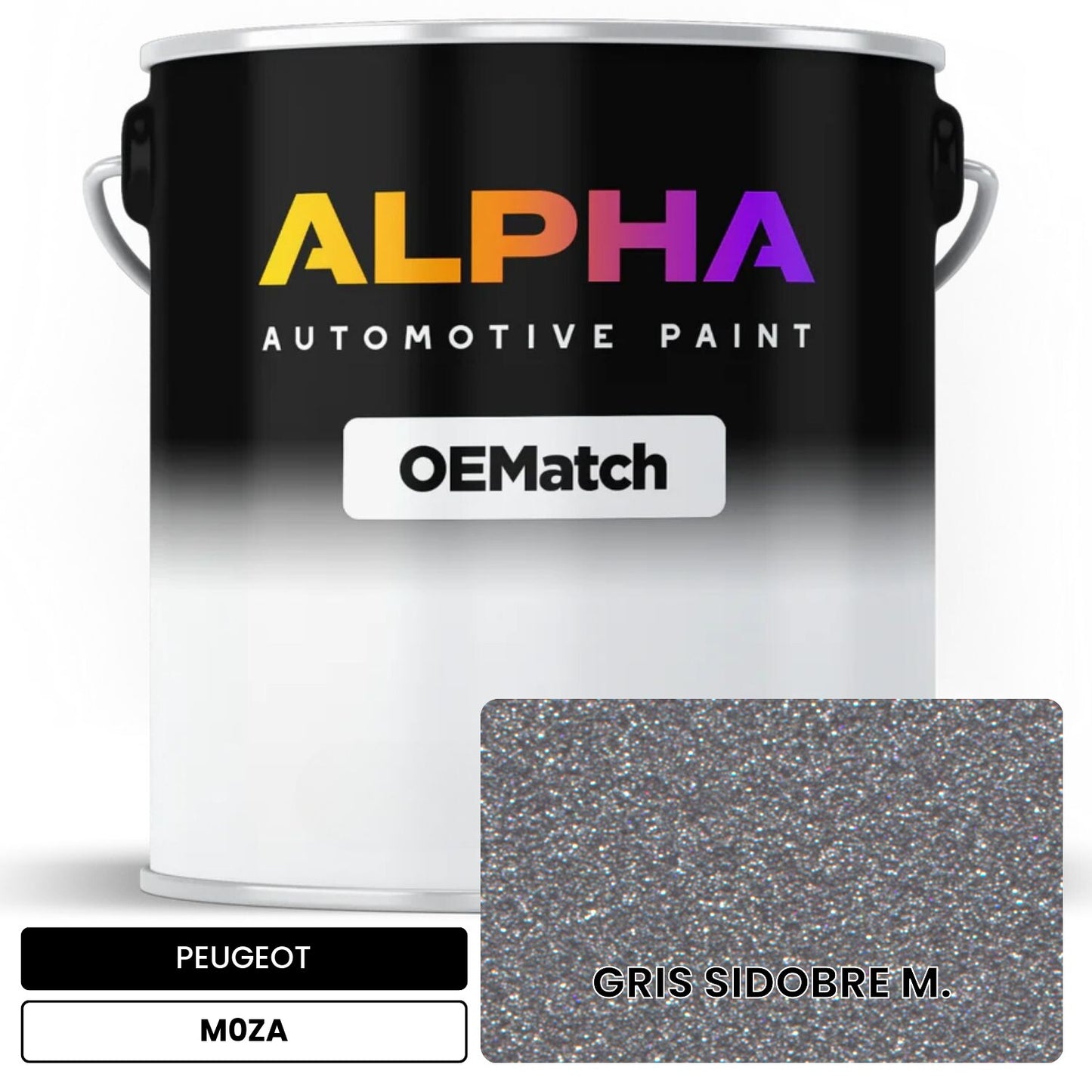 PEUGEOT GRIS SIDOBRE M. M0ZA OEMatch Basecoat