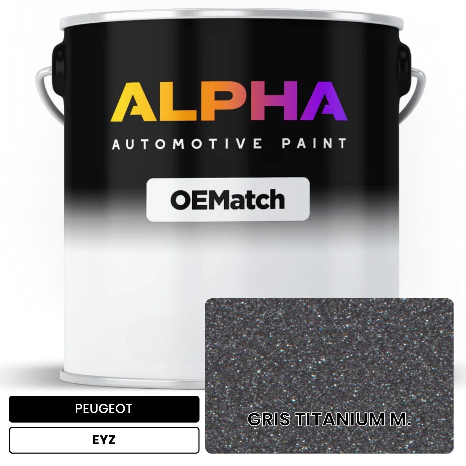 PEUGEOT GRIS TITANIUM M. EYZ OEMatch Basecoat