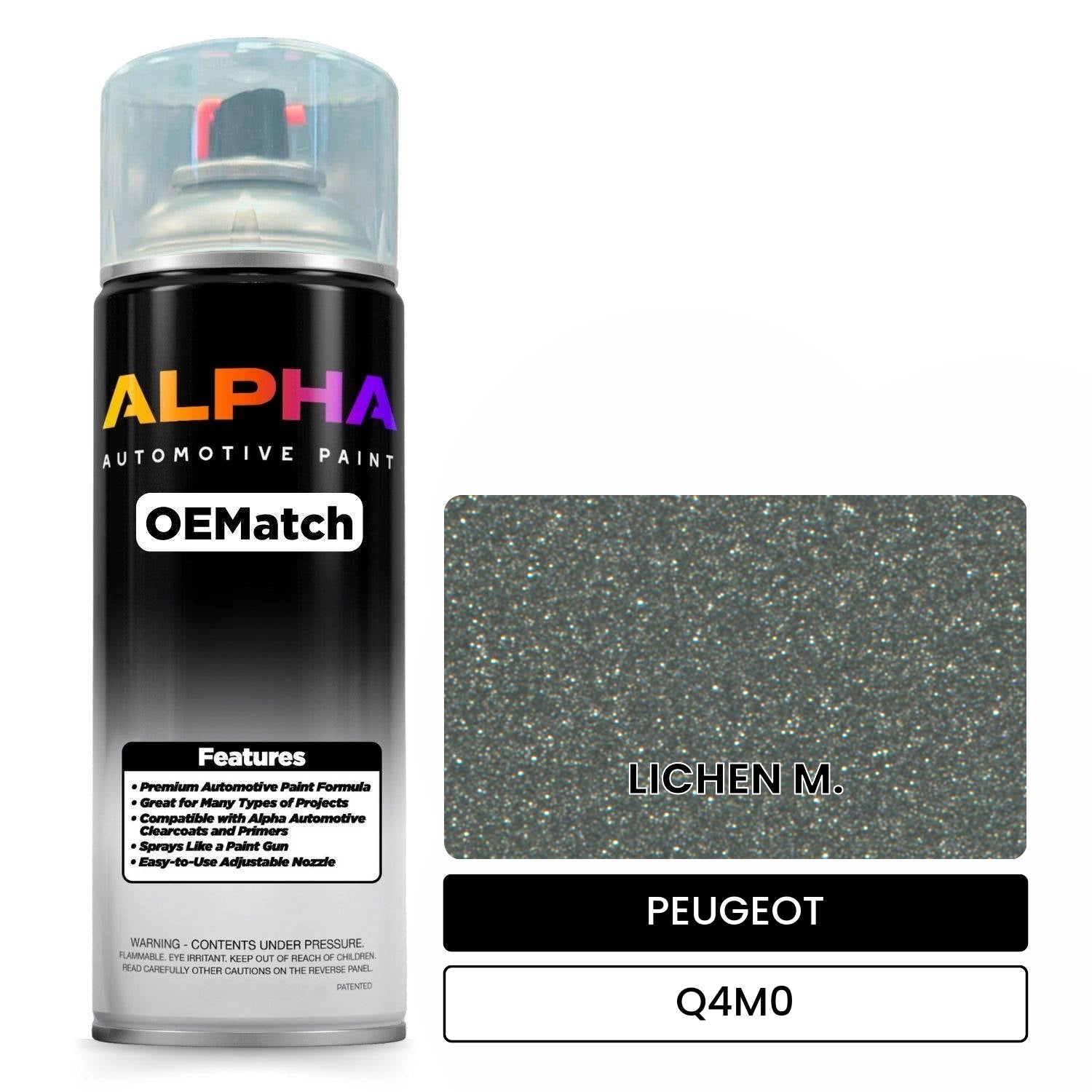 PEUGEOT LICHEN M. Q4M0 OEMatch Spraycan