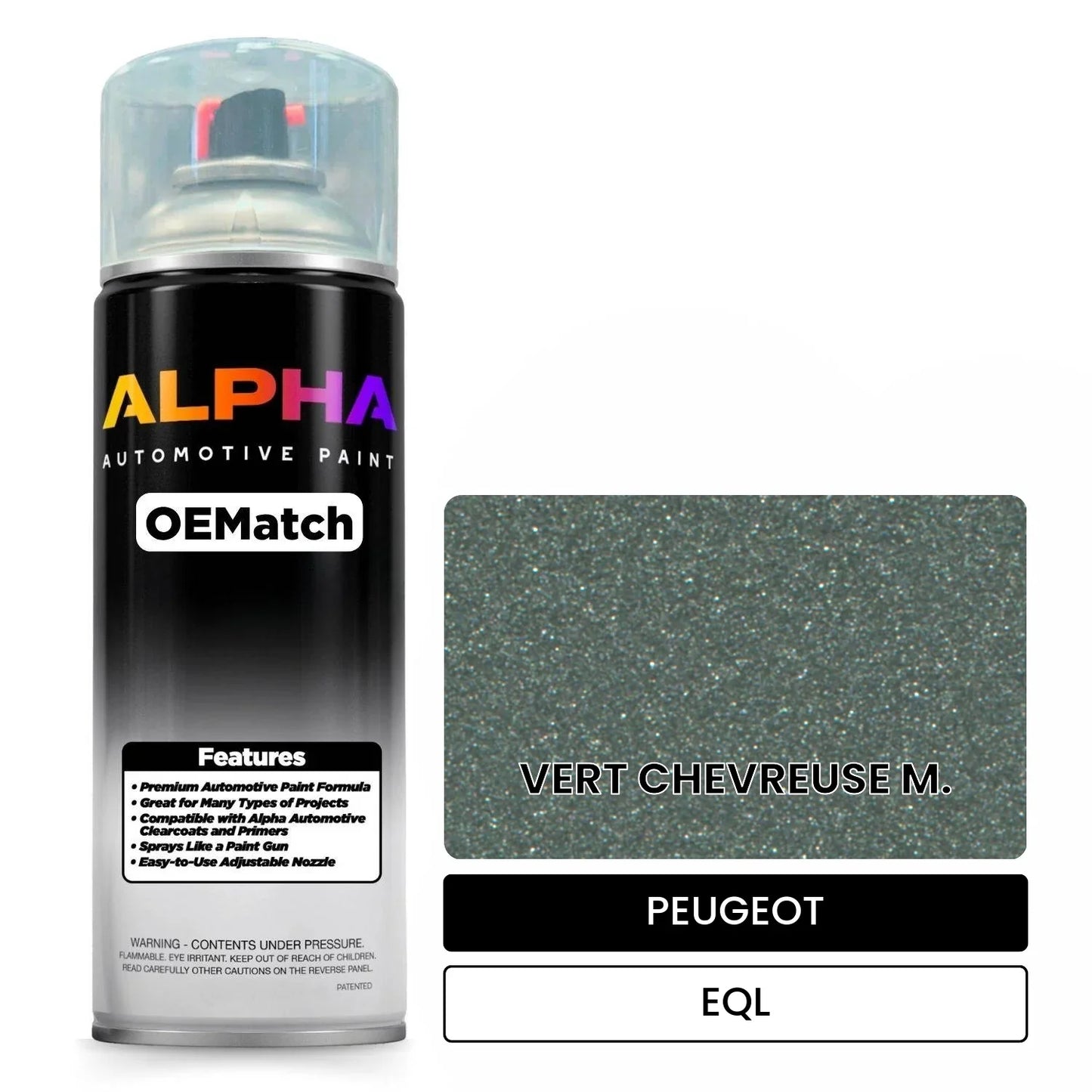 PEUGEOT VERT CHEVREUSE M. EQL OEMatch Spraycan