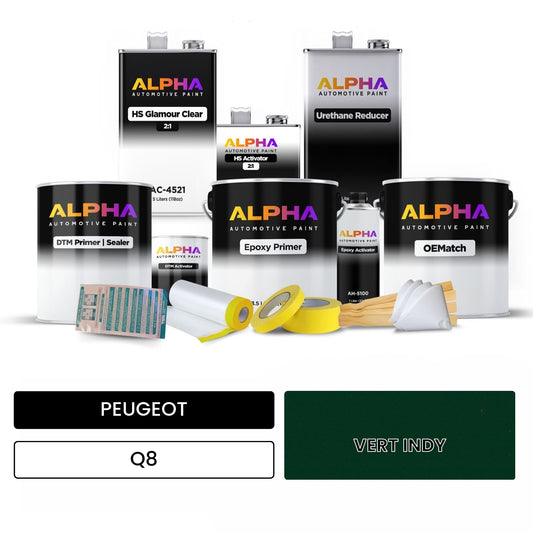 PEUGEOT VERT INDY Q8 OEMatch Vehicle Paint Kit