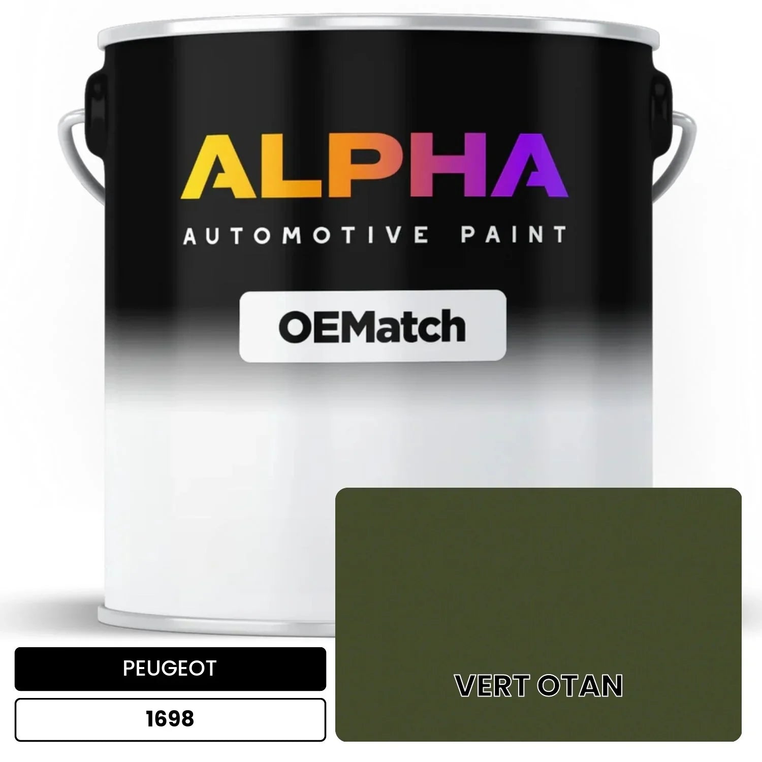 PEUGEOT VERT OTAN 1698 OEMatch Basecoat