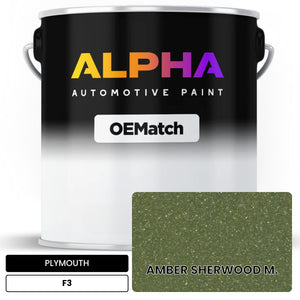 PLYMOUTH AMBER SHERWOOD M. F3 | OEMatch Automotive Basecoat