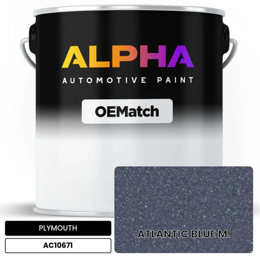 PLYMOUTH ATLANTIC BLUE M. AC10671 OEMatch Basecoat