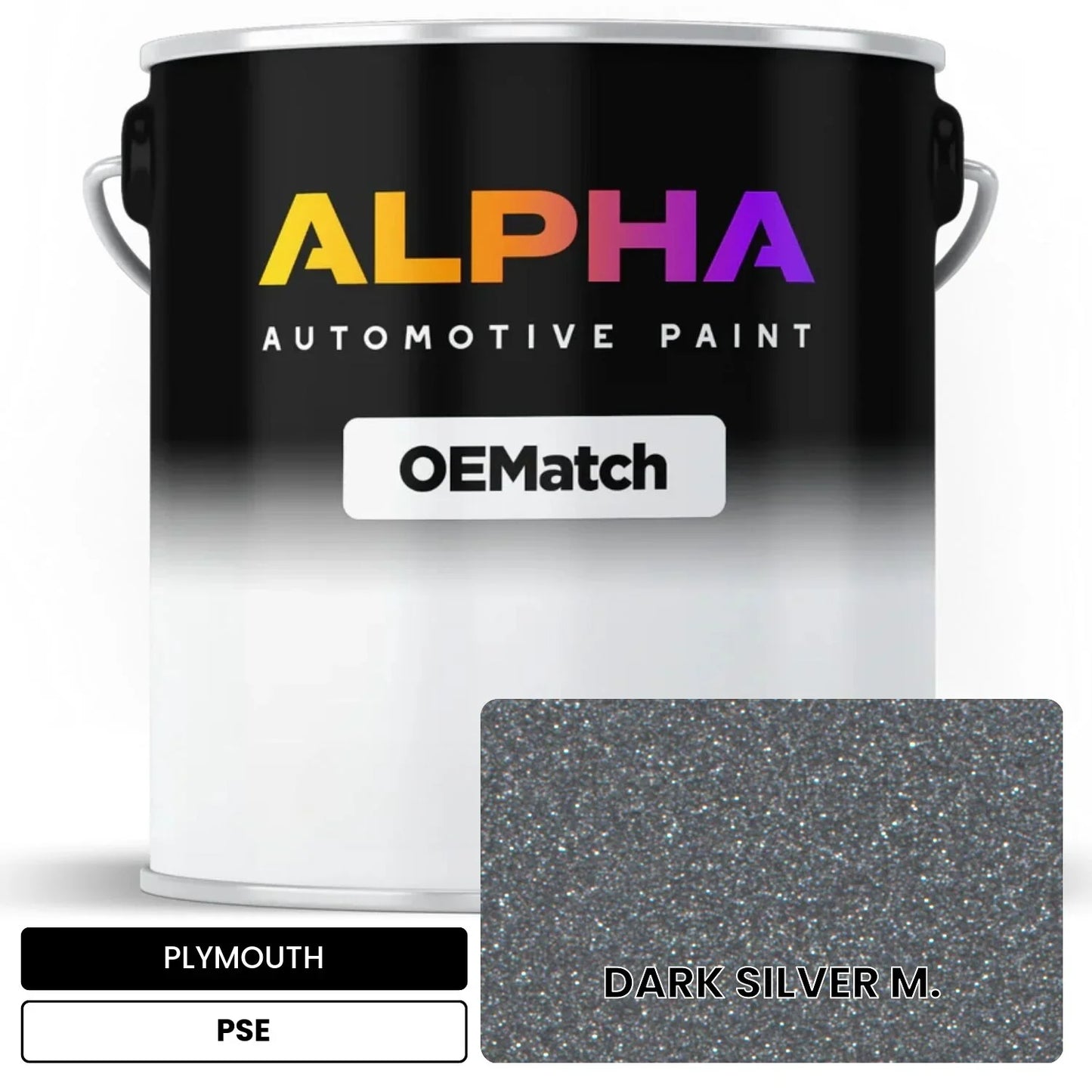 PLYMOUTH DARK SILVER M. PSE OEMatch Basecoat