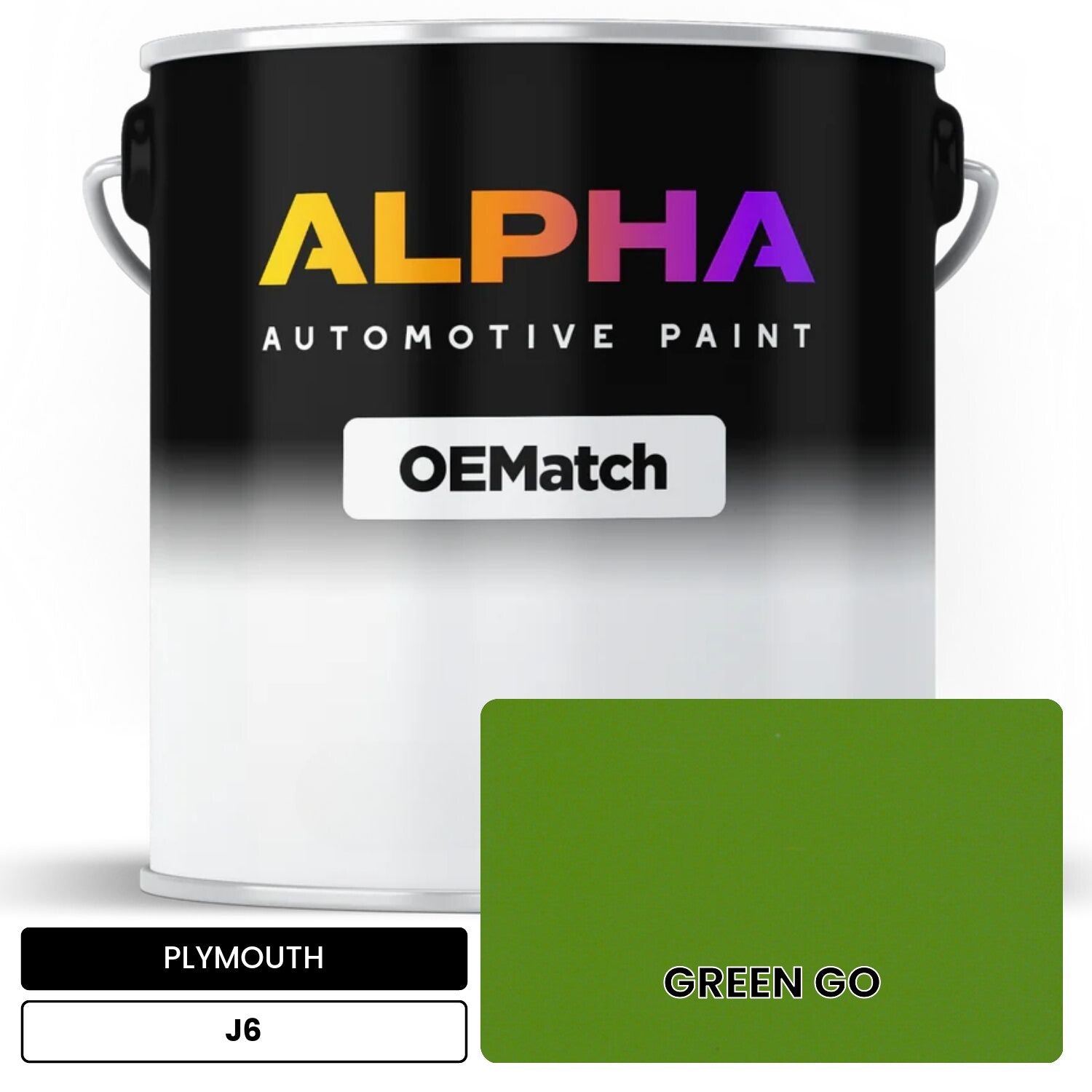PLYMOUTH GREEN GO J6 OEMatch Basecoat
