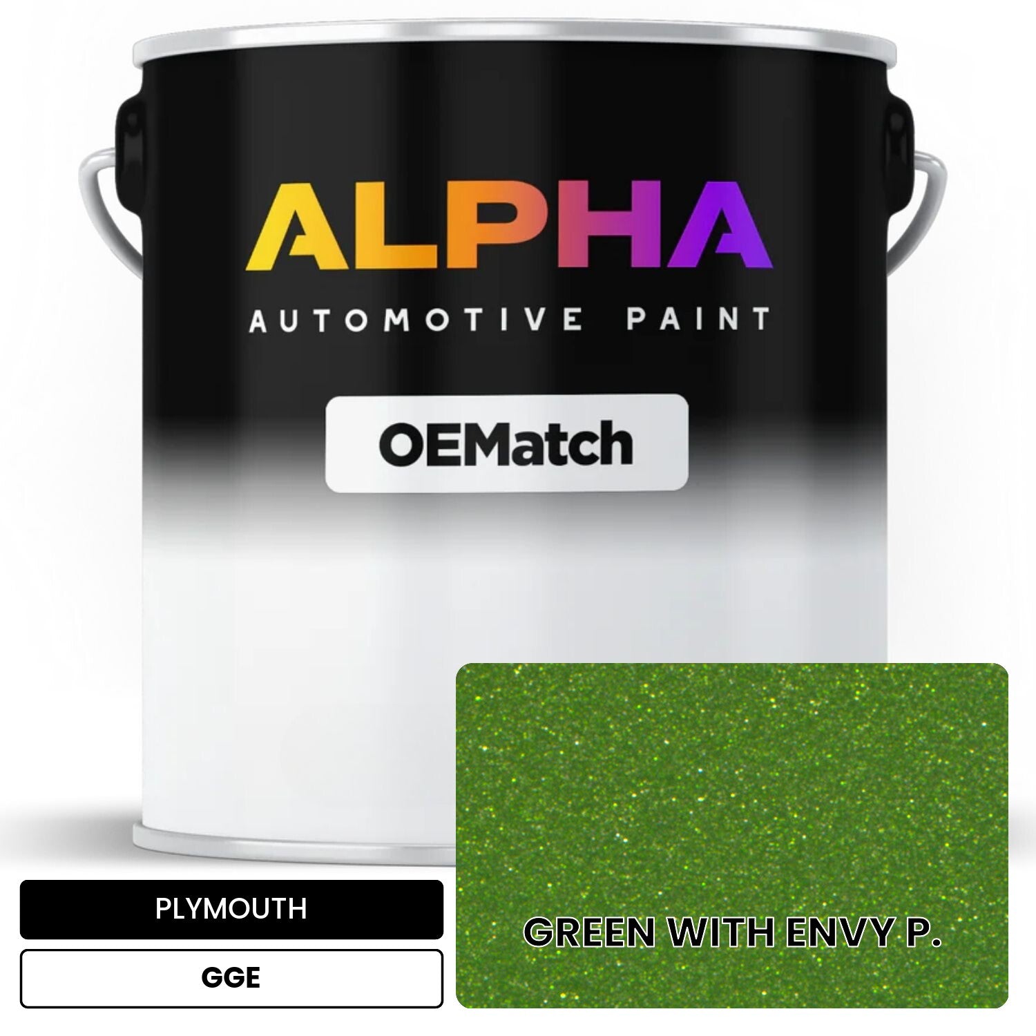 PLYMOUTH GREEN WITH ENVY P. GGE OEMatch Basecoat