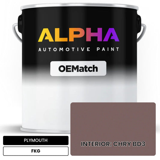 PLYMOUTH INTERIOR: CHRY BD3 FKG OEMatch Basecoat