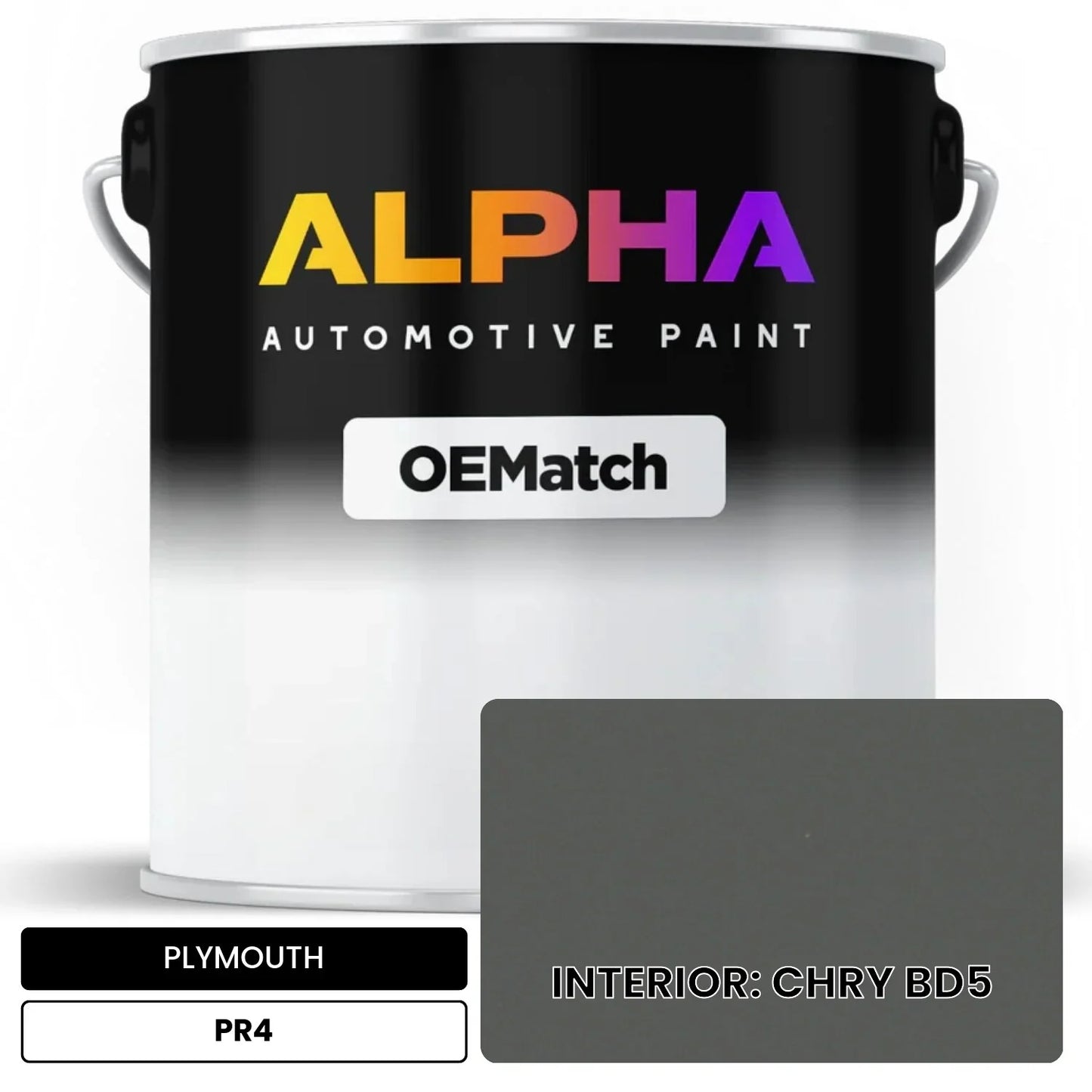 PLYMOUTH INTERIOR: CHRY BD5 PR4 OEMatch Basecoat