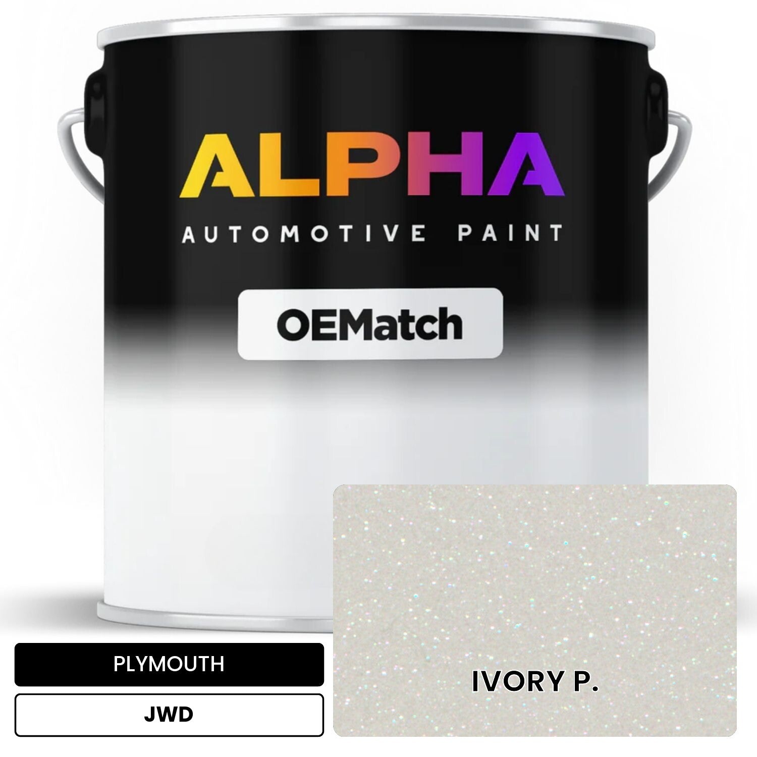 PLYMOUTH IVORY P. JWD OEMatch Basecoat