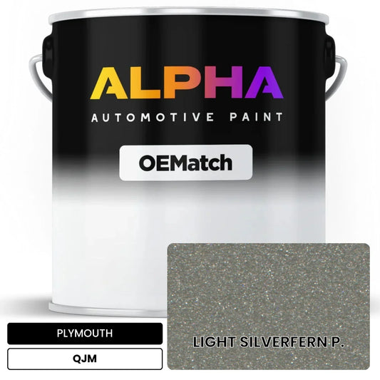 PLYMOUTH LIGHT SILVERFERN P. QJM OEMatch Basecoat