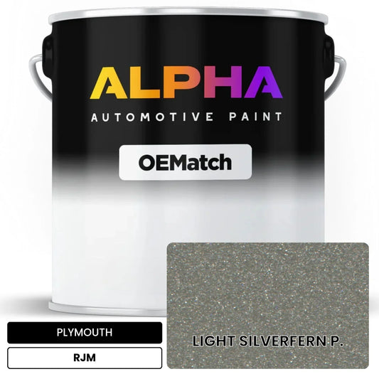 PLYMOUTH LIGHT SILVERFERN P. RJM OEMatch Basecoat