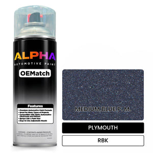 PLYMOUTH MEDIUM BLUE P. M. RBK | OEMatch Automotive Spraycan