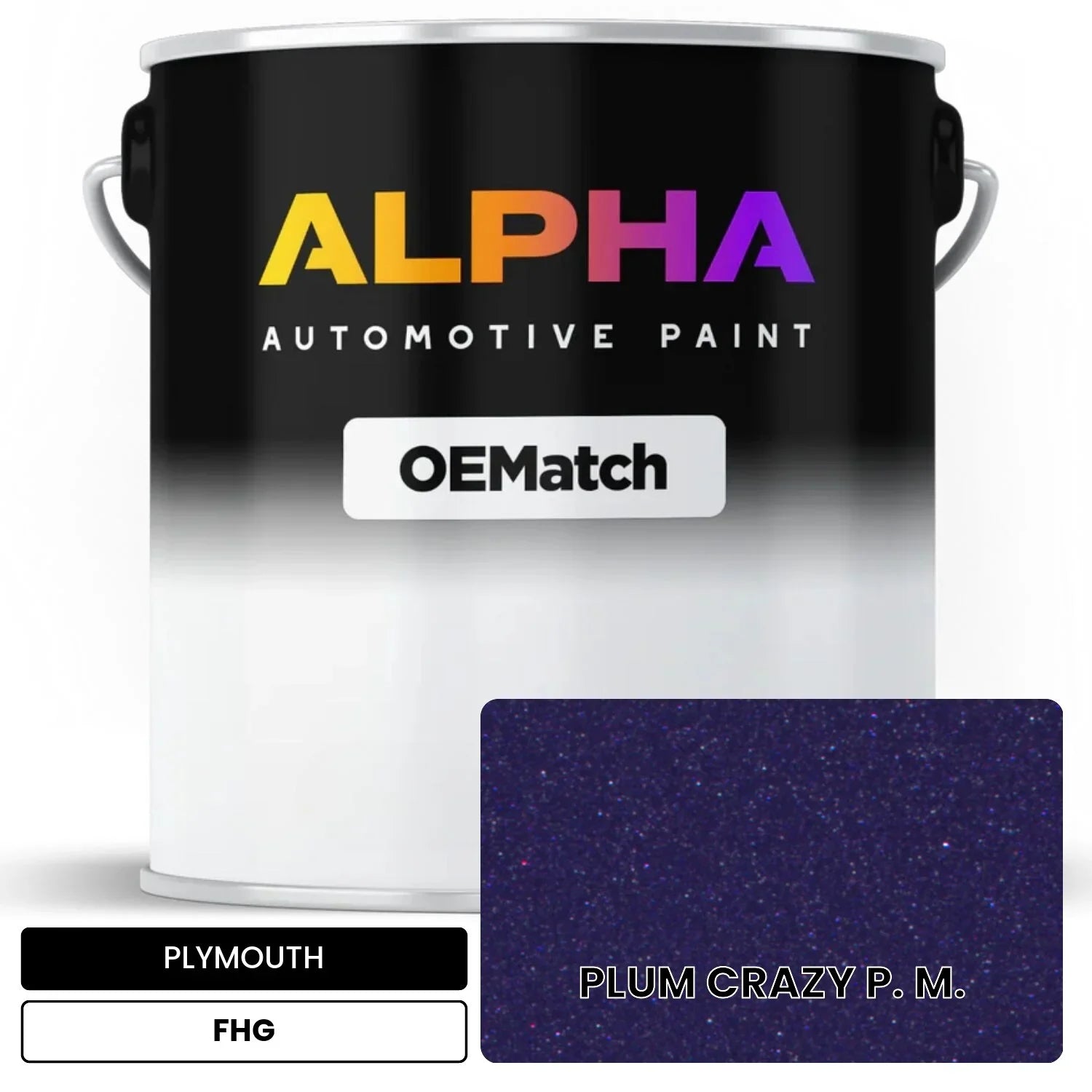 PLYMOUTH PLUM CRAZY P. M. FHG OEMatch Basecoat