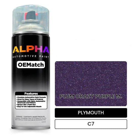PLYMOUTH PLUM CRAZY PURPLE M. C7 OEMatch Spraycan