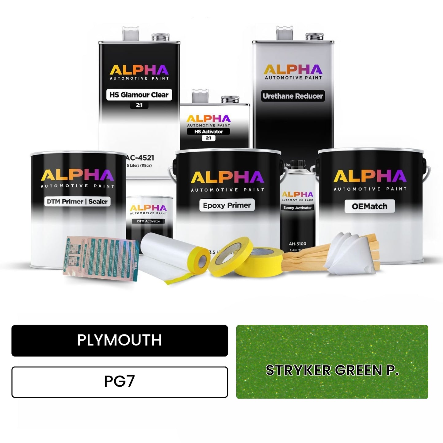PLYMOUTH  PG7 OEMatch Car Kit