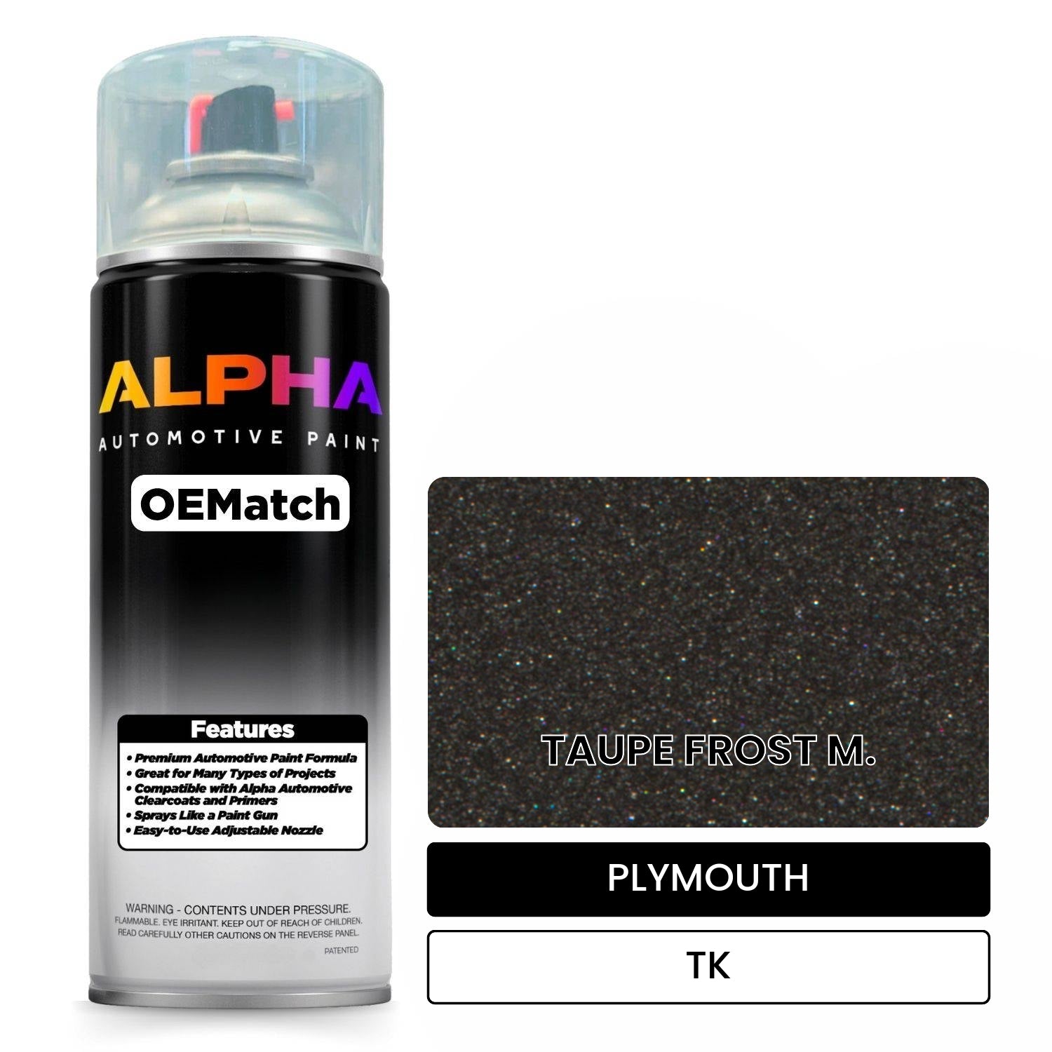 PLYMOUTH TAUPE FROST M. TK OEMatch Spraycan
